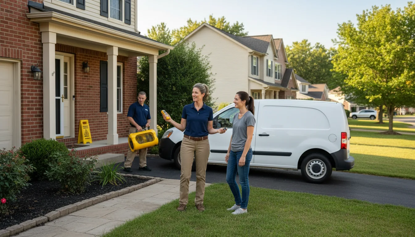 Water restoration image for Dehumidification And Cleanup Services in Gravity, IA